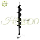 4  6  8  10  12  Earth Auger Drill Bits Fit For Gas Powered Post Hole Digger