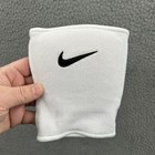 Nike Essential Volleyball Knee Pads Dri Fit White Black Swoosh M L Medium Large