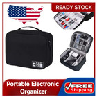 Portable Electronic Organizer Travel Cable Storage Bag Cord Case Accessories Us   