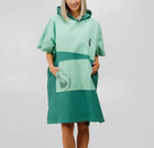 Wave Hawaii Lightweight Waffle Poncho Breese Mint dark Green Nwt Changing Towel