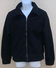 Men s Black Bomber Jacket - Full Zip 2 Pocket Gathered Hem Goodfellow   Co