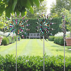 Magical Colorful Wind Powered Kinetic Windmill Metal And Sculpture Garden Unique