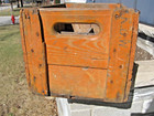 Vintage 1930 s Orange Crush Wood Soda Crate Pop Advertising Kewaunee Wi Inserts