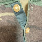 Vintage Duofold Camo Henley Shirt Mens M Thermal Long Sleeve Camouflage Made Usa