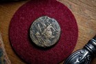 Ancient Greek Bronze Coin From Cilicia  Aigeai -  Portrait Of Goddess Tyche