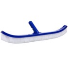 18  Heavy Duty Pool Brush For Walls  Tiles   Floor W  Ez Clips   Curved Ends