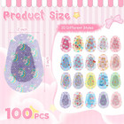 100 Pcs Adhesive Eye Patches For Kids Girls Cute Toddler Eye Patch Bulk Colorful