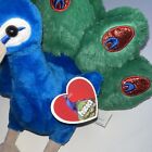 New Blue Green Perry Peacock Plush 11  Stuffed Animal Toy New With Tags Nwt