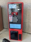 Vintage Red   Black Payphone Telephone At t Gte Non Working 