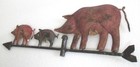 Antique Weather Vane Pig With Piglets  