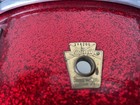 Ludwig 1967 Jazz Festival Snare Drum Red Sparkle Original
