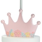 Lambs   Ivy Disney Princesses Pink Crown Nursery Lamp With Shade   Bulb