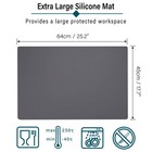 Gartful Silicone Mat Dark Grey 25 2  X 17 7   Large 17 7  X 25 2  