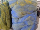 6 Oz Amazing Soft Roving  Fiber Art Shetland Mohair Blended Free Usa Ship