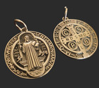 Sterling Silver 925 Saint Benedict Medal 30mm