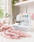 Brother 1034dx Serger 3 4 Thread Sewing Machine Color Coded Guides