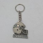 Vintage Seattle Seahawks Authentic Nfl Fine Pewter Key Chain 1990