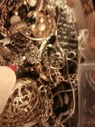 1 lbs Costume Jewelry - Mixed Materials  Lot  213-25 All Wearable Random Asst
