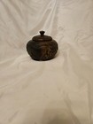 Vintage African Hand Carved Ebony Wood Bowl