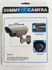 Black Dummy Security Camera Fake Led Light Home Surveillance