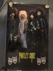 Vintage Motley Crue Poster Lot Of 2 80s Original Rock Band Poster