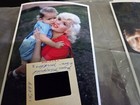 Jayne Mansfield Original Color Slide In Red Dress With Son 1959 Color Slide Only