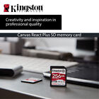Kingston Canvas React Plus 64gb U3 V90 Sd Card  2-pack  Bundle With Reader