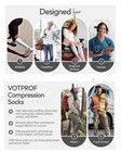 Graduated Compression Socks 2030 Mmhg Flight Travel Sports Men Women