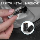 Tire Valve Stem Caps Bee Car Accessories 4-pack-aluminum Alloy Rust-proof Uni