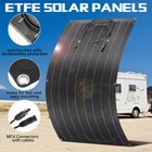 300 600w Watt 12v Portable Etfe Flexible Solar Panel Rv Camping Off-grid Rooftop