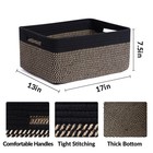 Large Storage Baskets For Shelves  Closet Organizers Bins For Clothes Blanket   