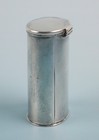 One 1850s Birmingham Frederick Marson Sterling Oval Cylindrical Nutmeg Grater