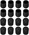 Chair Leg Floor Protectors  16pcs 7 8  - Plastic Round Chair Leg Caps  Non-slip