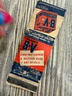 Wilson s B-v Meat Flavoring Vintage Red Blue Diamond Matchbook