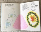 Unused Christmas Girl Angel Toy Play Activity Vtg Greeting Card 1960s 1970s B