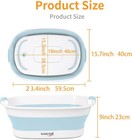  Collapsible Dog Bath Tub For Small Dogs   Cats  Portable Puppy Bath Tub 