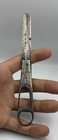 Rare Antique French Tailor Scissors Guerre Langres Hand Forged Steel Sewing Shea