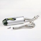 Full System Complete Muffler Exhaust Green Carbon Fit For Kawasaki Klx140l Klx