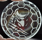 3  Inch New Clear Custom Etched Headlight Projector Lenses Lens - Honeycomb