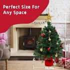 Christmas Tree Mini Small Tabletop Christmas Tree 24 Inch With 30 Led String    