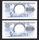 1959 Malaya   British Borneo  1 Dollar   P8a   One Note Of 2 Consecutive Gem Unc