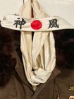 Wwii Ijaaf Kamikaze Pilot Flight Suit Stunt Costume Prop Large Fox Fur Collar