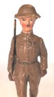 Vintage Elastolin Soldier Wwi Us Army Doughboy Bayonet On Right Shoulder 10 Cm