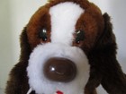 Russ Baxter Basset Hound Plush Dog Bashful Stuffed Sad Eye 872 9  Brown Soft Toy