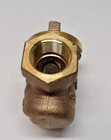 Baker 1cvlf Brass 1  Curb Valve Stop Lf Monitor 175lb 180f Bronze Water System