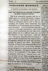 Rare Anti Slavery Freedom For Slaves Washington D c  1853 Abolition Newspaper   