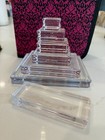 Stampin  Up  Acrylic Block Stamp Set - Lot Of 7 Blocks A  B  C  D  E  F   H