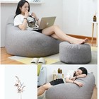 2 Size Large Bean Bag Chair Indoor For Adults Kids Lazy Lounger Couch Sofa Cover