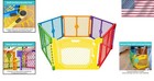 Adjustable 6-panel Baby Play Pen - Safe Indoor outdoor Space Up To 18 5 Sq  Ft 