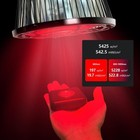 Vbr-rednir Meter test The Irradiance Intensity For 660nm Red Light 850nm